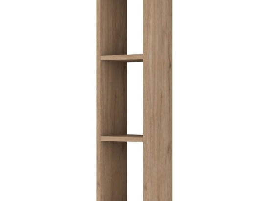 Ραφιέρα τοίχου Adelia pakoworld καρυδί 22x18.5x90εκ