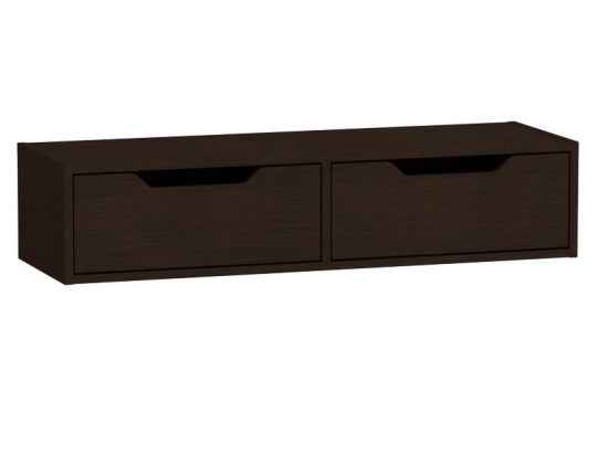 Κονσόλα-τουαλέτα Alberto pakoworld κρεμαστή wenge 100x32.5x22εκ