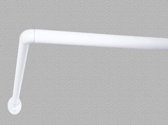 Βραχίονας Mπάνιου Γωνιακός 776368 90x90x90 White Ankor 90X90cm Πολυπροπυλένιο