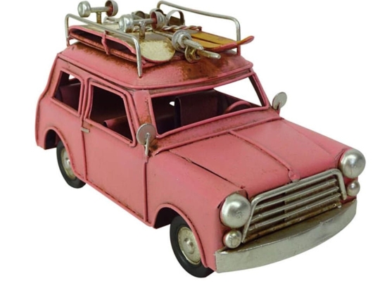 Διακοσμητικό Αυτοκίνητο 796212 16x7,5x10cm Pink Ankor Μέταλλο