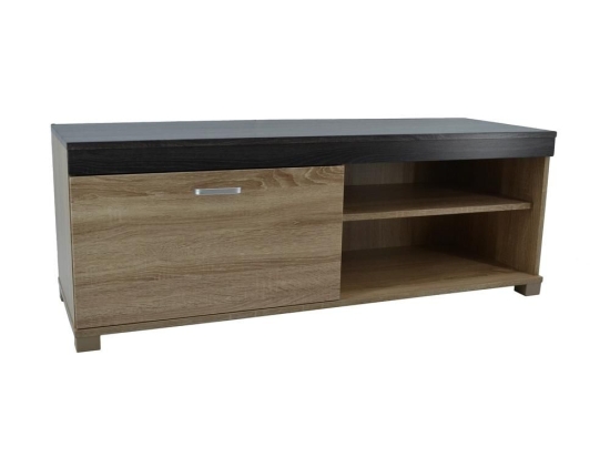 Έπιπλο Τηλεόρασης 765683 44x120x40 Natural-Wenge Ankor Ξύλο