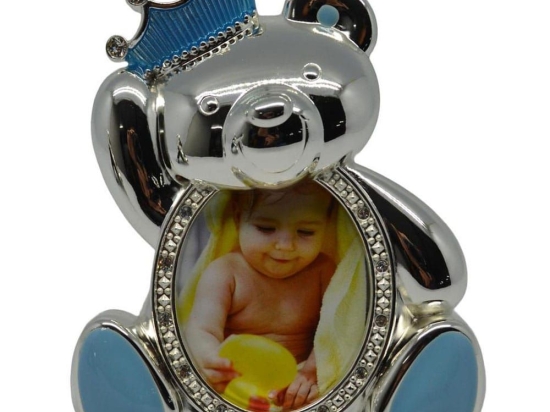 Κορνίζα Παιδική 769490 5x8 Blue Ankor Μέταλλο,Γυαλί