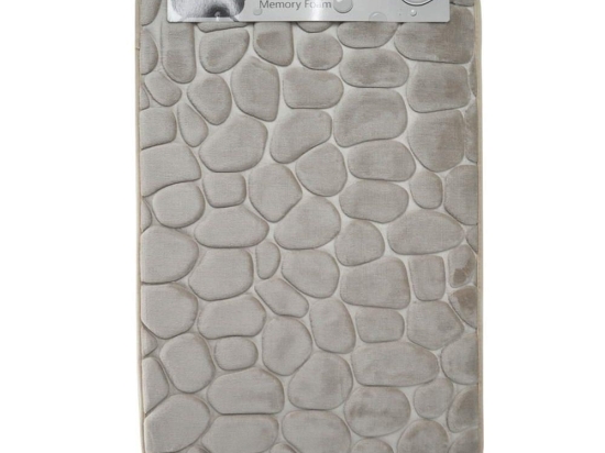 Πατάκι Μπάνιου Memory Foam 807864 80x50cm Beige Ankor 50 X 80 SBR