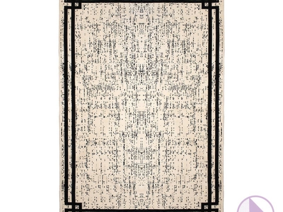 Χαλί PWC-0043 pakoworld μπεζ-μαύρο 230x160εκ