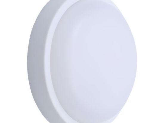ΦΩΤΙΣΤΙΚΟ ΤΟΙΧΟΥ ΣΤΡΟΓΓΥΛΟ LED 12W Φ170x50 3000K IP54 ΛΕΥΚΟ EUROLAMP 145-20015