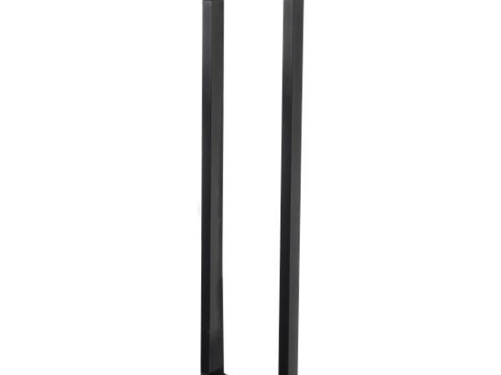 ΚΟΛΩΝΑΚΙ ΔΑΠΕΔΟΥ ΟΒΑΛ ΑΛΟΥΜΙΝΙΟΥ 12W 162X57X600 IP65 3000K ΜΑΥΡΟ 145-20629 | EUROLAMP