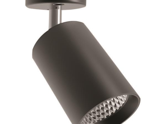 ΦΩΤΙΣΤΙΚΟ ΚΙΝΗΤΟ ΟΡΟΦΗΣ ΚΥΛΙΝΔΡΟΣ LED 10W 4000K ΜΑΥΡΟ EUROLAMP 145-25201