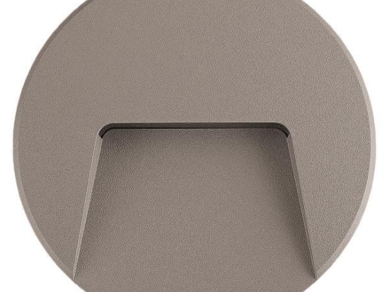 ΦΩΤΙΣΤΙΚΟ ΤΟΙΧΟΥ SLIM LED 3W IP65 230V Φ135 ΓΚΡΙ EUROLAMP 145-52015