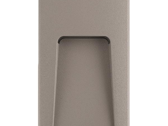 ΦΩΤΙΣΤΙΚΟ ΤΟΙΧΟΥ SLIM LED 3W IP65 230V 90X150 ΓΚΡΙ EUROLAMP 145-52023