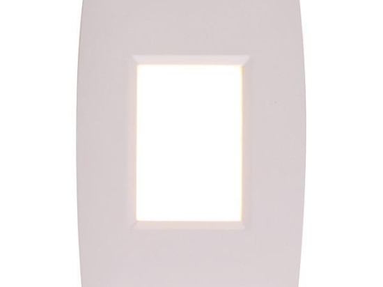 ΑΠΛΙΚΑ ΤΟΙΧΟΥ ΧΩΝΕΥΤΗ SLIM LED 2W 83x123x35 3000K IP65 ΛΕΥΚΗ EUROLAMP 145-52103
