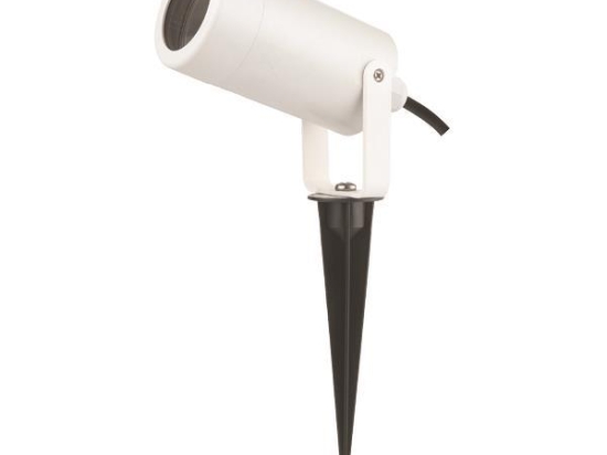 ΣΠOT KHΠOY ΠΛΑΣΤΙΚΟ ΜΕ ΚΑΡΦΙ GU10 IP65 230V ΛΕΥΚΟ EUROLAMP 145-82020