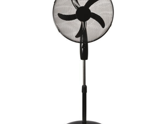 ΑΝΕΜΙΣΤΗΡΑΣ ΜΕ ΟΡΘΟΣΤΑΤΗ ΜΑΥΡΟΣ Φ50 60W - EUROLAMP