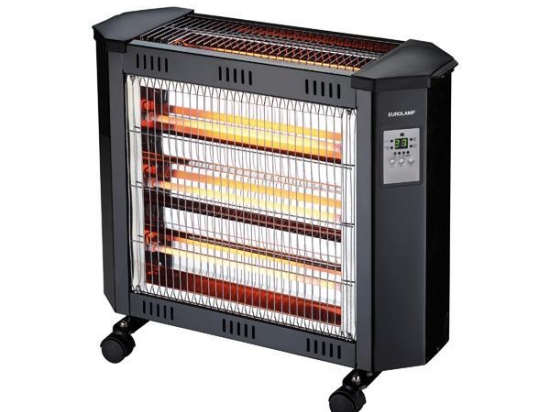ΘΕΡΜΑΣΤΡΑ ΧΑΛΑΖΙΑ 2400W ΜΑΥΡΗ ΜΕ ΚΟΝΤΡΟΛ  147-29701 | EUROLAMP