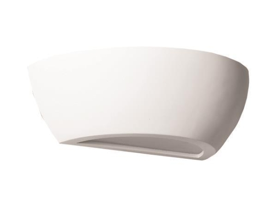 ΑΠΛΙΚΑ ΤΟΙΧΟΥ ΟΒΑΛ ΓΥΨΙΝΗ E14 310x150x110 EUROLAMP 147-53307