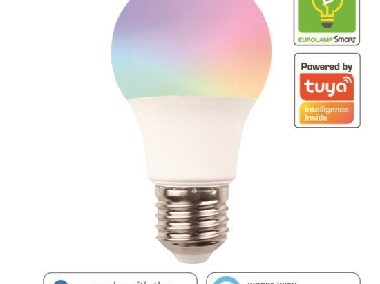 ΛΑΜΠΑ LED SMART WIFI 9W Ε27 RGBW 220-240V 147-77901 | EUROLAMP