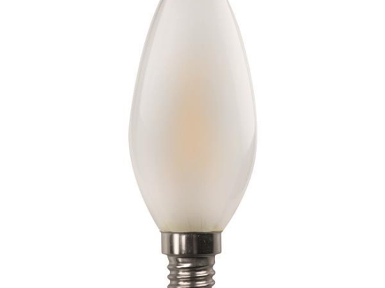 ΛΑΜΠΑ LED ΚΕΡΙ CROSSED FILAMENT 4.5W E14 6500K 220-240V FROST 147-78104 | EUROLAMP