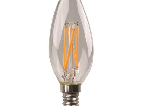 ΛΑΜΠΑ LED ΚΕΡΙ CROSSED FILAMENT 4.5W E14 4000K 220-240V 147-78111 | EUROLAMP
