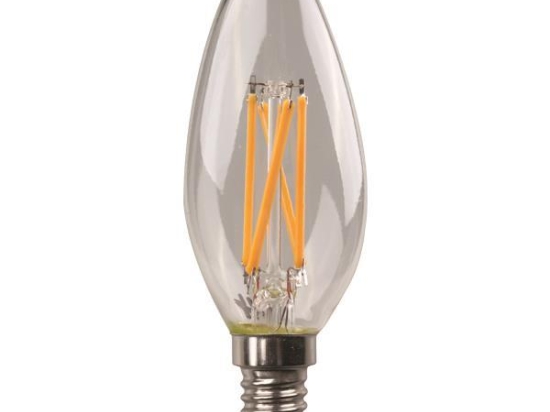 ΛΑΜΠΑ LED ΚΕΡΙ CROSSED FILAMENT 6.5W E14 4000K 220-240V 147-78112 | EUROLAMP