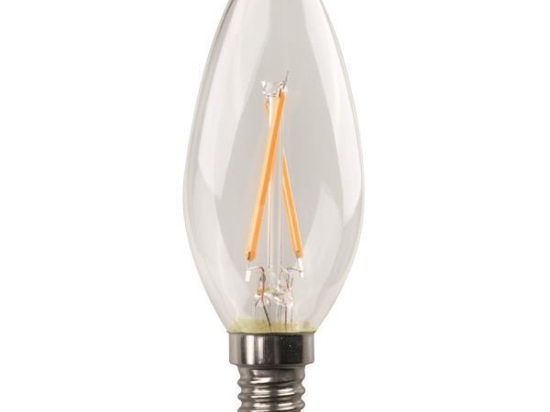 ΛΑΜΠΑ LED ΚΕΡΙ CROSSED FILAMENT 2.5W E14 3000K 220-240V 147-78120 | EUROLAMP
