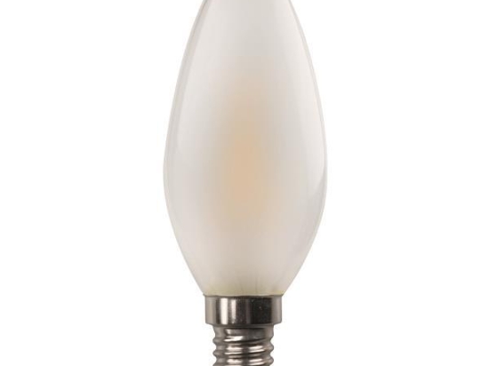 ΛΑΜΠΑ LED ΚΕΡΙ CROSSED FILAMENT 4.5W E14 3000K 220-240V FROST DIMMABLE 147-78172 | EUROLAMP