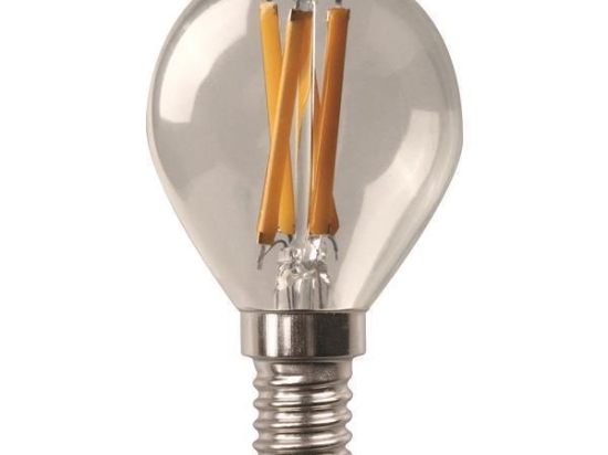 ΛΑΜΠΑ LED ΣΦΑΙΡΙΚΗ CROSSED FILAMENT 6.5W E14 4000K 220-240V 147-78212 | EUROLAMP