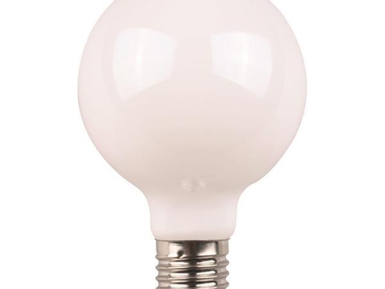 ΛΑΜΠΑ LED ΓΛΟΜΠΟΣ G125 CROSSED FILAMENT 8W E27 4000K MILKY 147-78441 | EUROLAMP