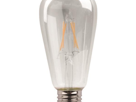ΛΑΜΠΑ LED ST64 CROSSED FILAMENT 11W E27 6500K 220-240V DIMMABLE CLEAR 147-78480 | EUROLAMP