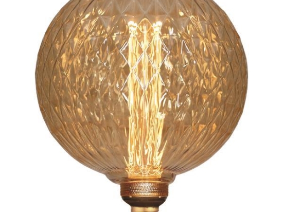 ΛΑΜΠΑ LED ΓΛΟΜΠΟΣ G200 3,5W Ε27 2000K 220-240V GOLD GLASS DIMMABLE 147-81830 | EUROLAMP