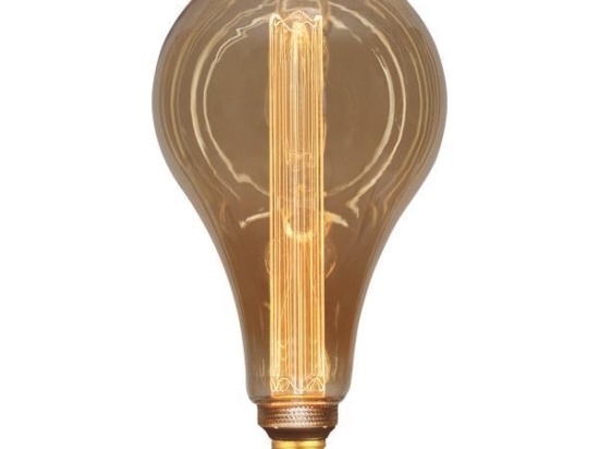 ΛΑΜΠΑ LED ΑΧΛΑΔΙ P165 3,5W Ε27 2000K 220-240V GOLD GLASS DIMMABLE 147-81832 | EUROLAMP