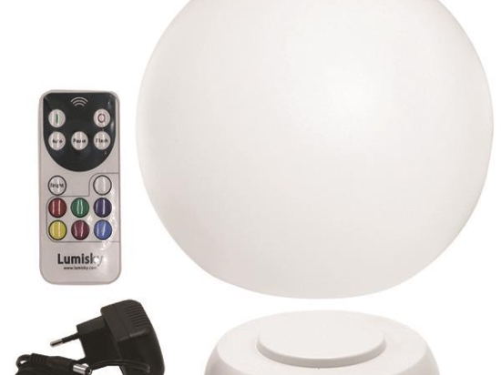 ΜΠΑΛΑ Ø30 5W ΕΠΑΝΑΦΟΡΤΙΖΟΜΕΝΗ RGB ΜΕ CONTROLLER IP67 - EUROLAMP