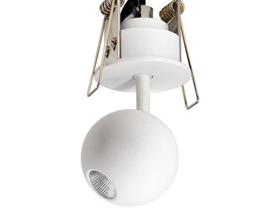 ΧΩΝΕΥΤΟ ΣΠΟΤ LED 4.5W ΛΕΥΚΟ 1906 | ZAMBELIS LIGHTS