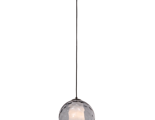 ΚΡΕΜΑΣΤΟ ΦΩΤΙΣΤΙΚΟ ΟΡΟΦΗΣ LED E27 40W ΔΙΑΦΑΝΟ ΓΥΑΛΙ ΜΑΥΡΟ 22035|ZAMBELIS LIGHTS