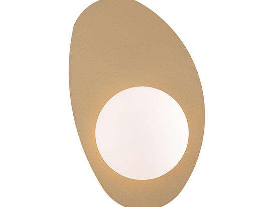 ΑΠΛΙΚΑ ΦΩΤΙΣΤΙΚΟ ΤΟΙΧΟΥ LED E27 20W ΧΡΥΣΟ ΜΑΤ 22200 | ZAMBELIS LIGHTS