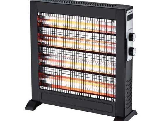 ΘΕΡΜΑΣΤΡΑ ΧΑΛΑΖΙΑ SLIM 2800W ΜΑΥΡH 2FACE ΜΕ ΘΕΡΜΟΣΤΑΤΗ - 300-41402 | EUROLAMP