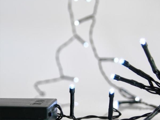 ΣΕΙΡΑ ΜΠΑΤΑΡΙΑΣ 20 LED 5MM ΛΕΥΚΟ LED IP20 600-11140 | MAGIC CHRISTMAS