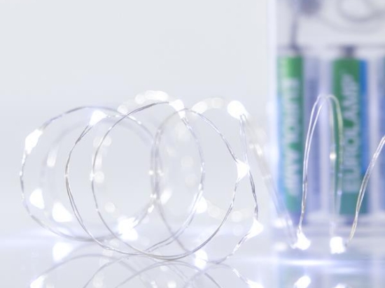 ΣΕΙΡΑ 20 MINI LED ΜΠΑΤΑΡΙΑΣ ΠΡΟΕΚΤΑΣΗ ΠΑΡΟΧΗΣ 10CM ΛΕΥΚΟ LED ΑΝΑ 10CM IP20 600-11220 | MAGIC CHRISTMAS