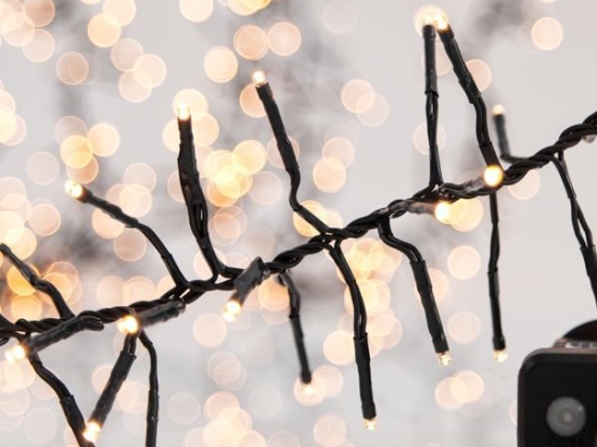 CLUSTER 768 LED 3MM 8 ΠΡΟΓΡΑΜΜΑΤΑ ΠΡΑΣΙΝΟ ΚΑΛΩΔΙΟ DAYLIGTH LED - 600-11340 | MAGIC CHRISTMAS