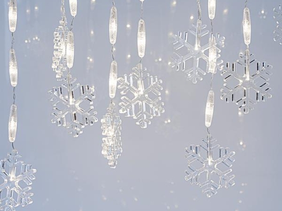ΒΡΟΧΗ 56 LED 5mm ΜΕ 14 ΧΙΟΝΟΝΙΦΑΔΕΣ ΛΕΥΚΟ LED IP44  | MAGIC CHRISTMAS