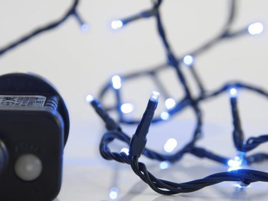 ΣΕΙΡΑ 100 ΛΑΜΠΑΚΙΑ LED 3MM AΝΑ 5CM 31V ΜΕ ΠΡΟΓΡΑΜΜΑ ΠΡΑΣΙΝΟ ΚΑΛΩΔΙΟ ΜΠΛΕ LED ΙΡ44 - 600-11503 | MAGIC CHRISTMAS