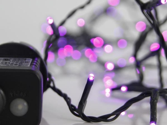 ΣΕΙΡΑ 240 LED 3mm 8 ΠΡΟΓΡΑΜΜΑΤΑ ΜΕ ΜΕΤΑΣΧΗΜΑΤΙΣΤΗ ΜΩΒ LED ΙΡ44 | MAGIC CHRISTMAS