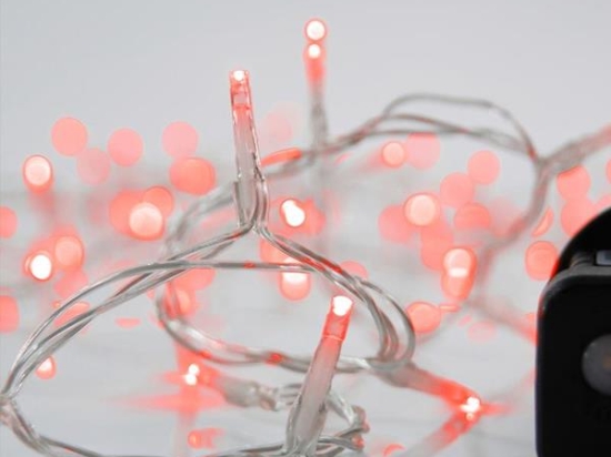 ΣΕΙΡΑ 240 LED 3MM AΝΑ 5CM 31V ΜΕ ΠΡΟΓΡΑΜΜΑ ΔΙΑΦΑΝΟ ΚΑΛΩΔΙΟ ΚΟΚΚΙΝΟ LED ΙΡ44 - 600-11583 | MAGIC CHRISTMAS