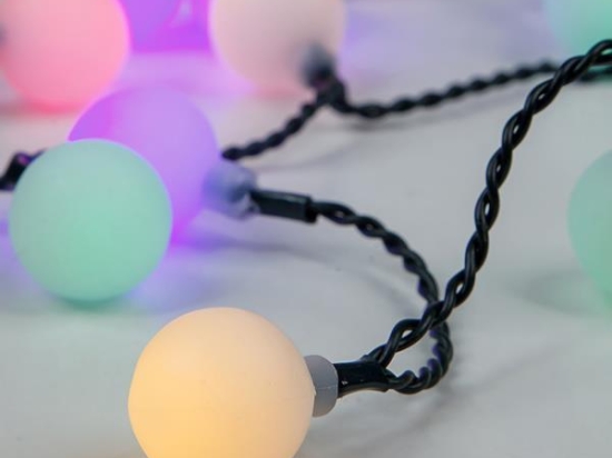 ΣΕΙΡΑ 80 LED ΜΕ ΔΙΑΚΟΣΜΗΤΙΚΗ ΜΠΑΛΙΤΣΑ ΠΟΛΥΧΡΩΜΑ LED ΙΡ44 - 600-11913 | MAGIC CHRISTMAS
