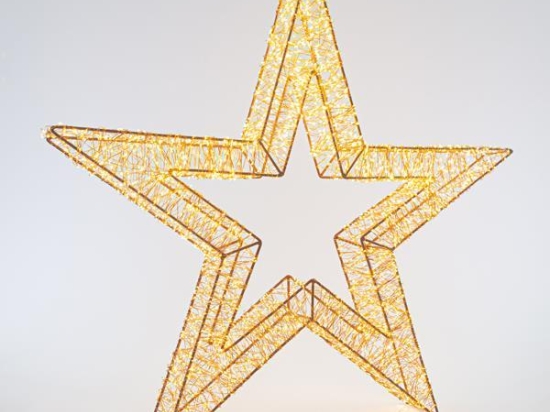 ΑΣΤΕΡΙ ΦΩΤΙΖΟΜΕΝΟ 4800 ΘΕΡΜΑ LED 70cm IP44 600-22435 | MAGIC CHRISTMAS