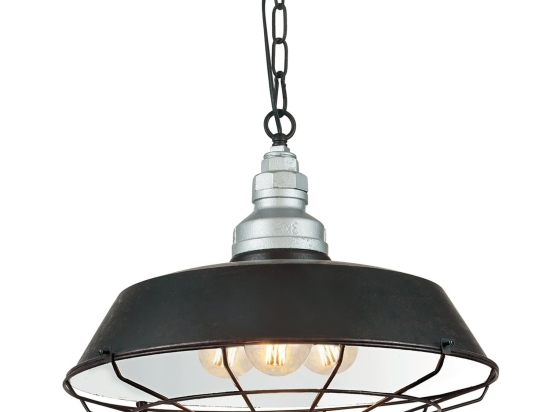 Φωτιστικό Οροφής Bazar Black 8031440312929 Μέταλλο