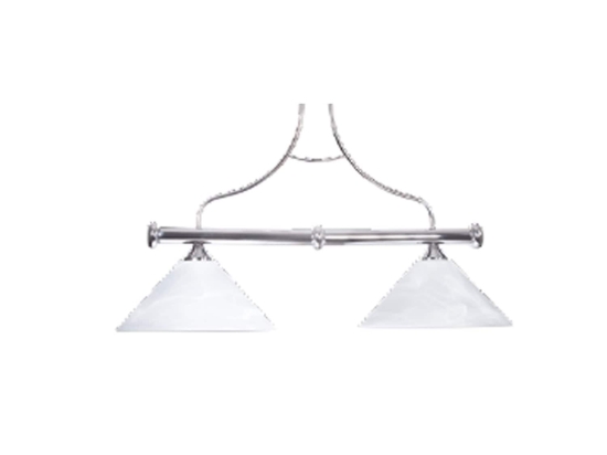 Φωτιστικό Οροφής Tommy PRO/1300/2A Silver Μέταλλο,Γυαλί