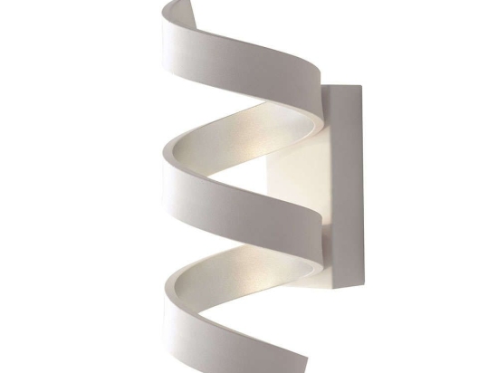 Φωτιστικό Τοίχου Led-Helix-AP3 Bco White Luce Ambiente Design Αλουμίνιο