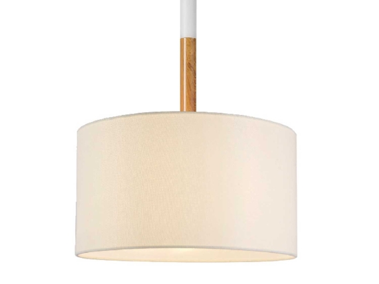 Φωτιστικό Οροφής Textile & Crystal OD650825PWH White Μέταλλο,Ύφασμα