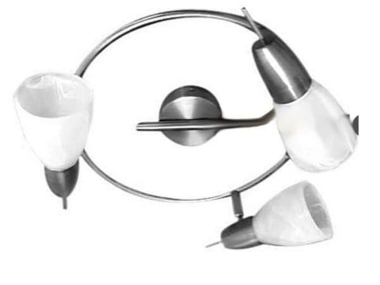 Φωτιστικό Spot Luminairies MC542ΝΜ3E Silver Μέταλλο,Γυαλί