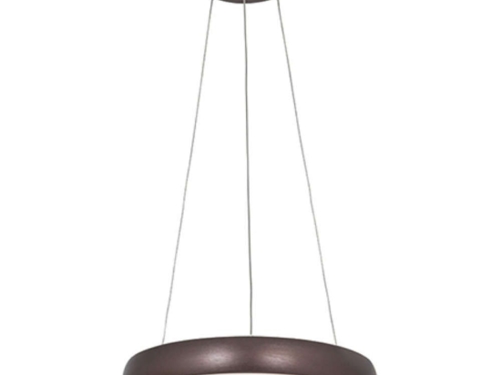 Φωτιστικό Οροφής 2047 Led 3000K 30W Φ40cm Brushed Coffee Αλουμίνιο,Ακρυλικό