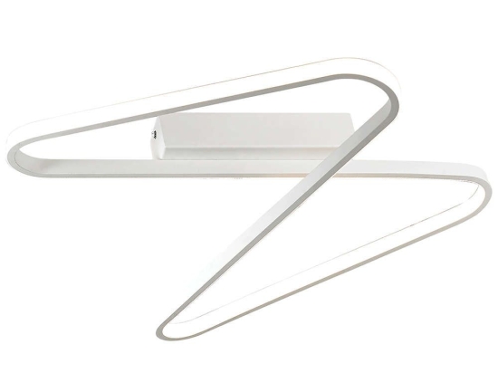 Φωτιστικό Οροφής - Πλαφονιέρα 2065 Led 3000K 38W Sandy White Αλουμίνιο,Ακρυλικό